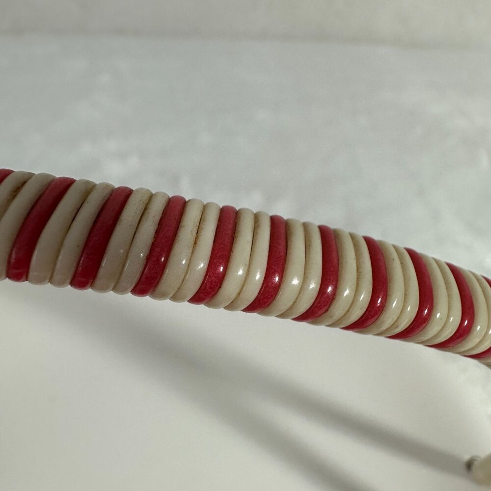Vintage Lefton Woven Handle Round Serving Plate Americana cake/sandwich plate - Picture 8 of 10